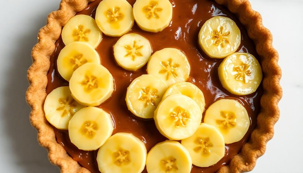 bananas added as topping