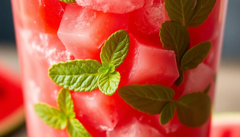 blend watermelon mint ice