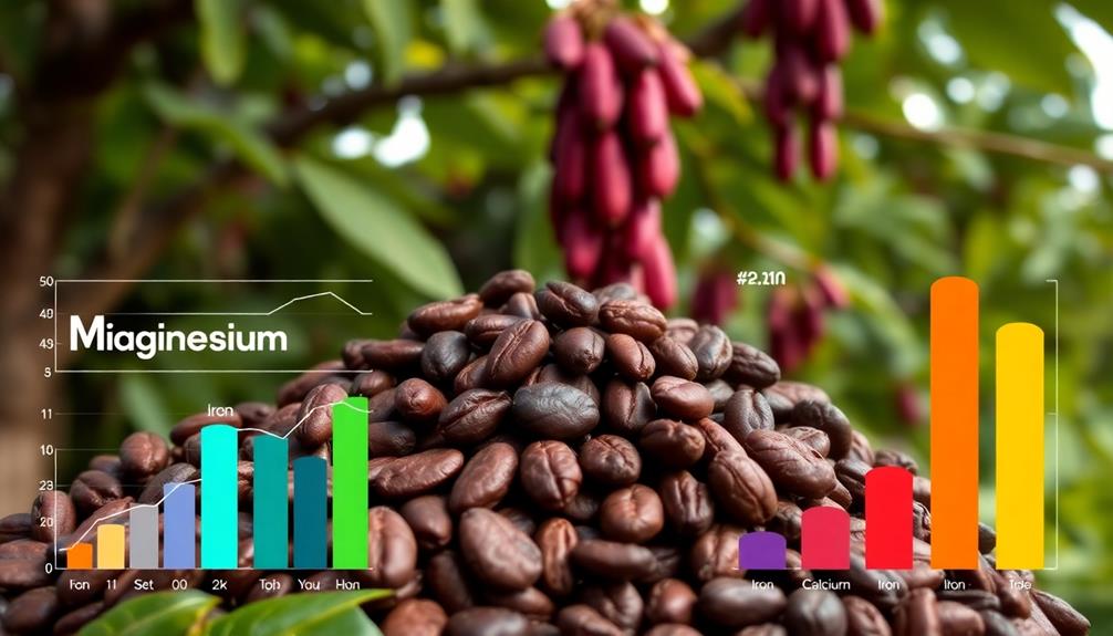 cacao mineral content analysis