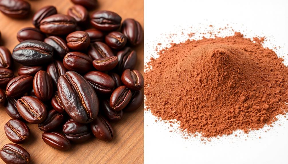 cacao versus cocoa comparison
