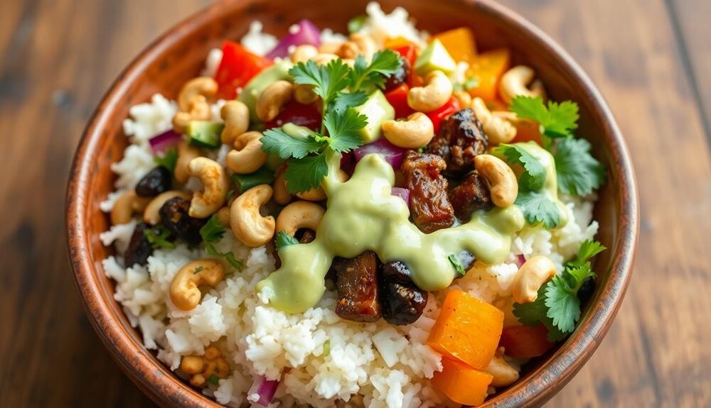 cauliflower bowl fried rice