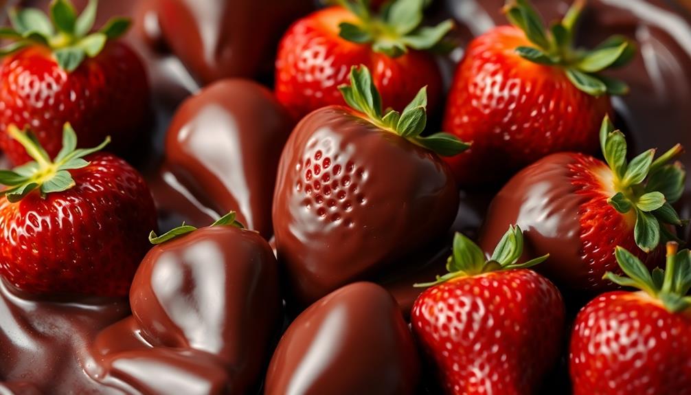 chocolate dipped strawberries preparation