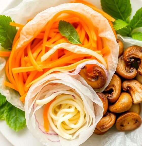 crispy vegetable filled appetizers