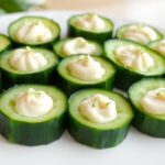 cucumber rolls with p t