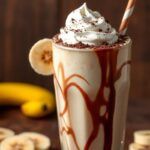 delicious banana cacao smoothie