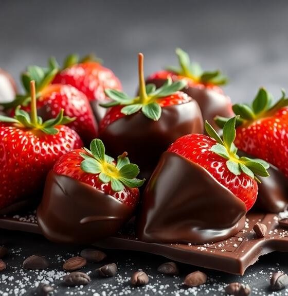 delicious chocolate strawberry treat