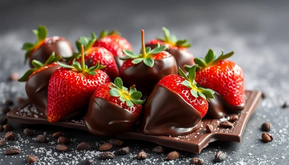 delicious chocolate strawberry treat