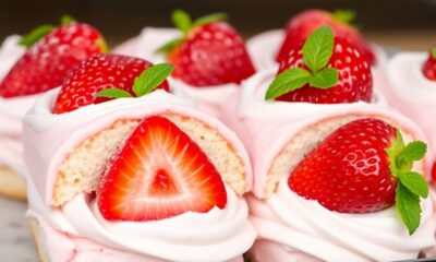 delicious strawberry dessert bites