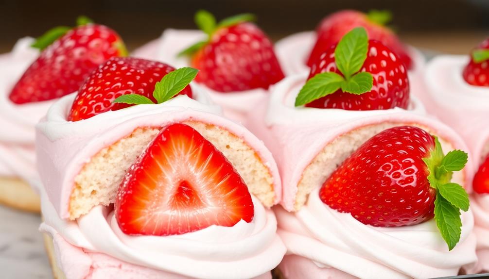 delicious strawberry dessert bites