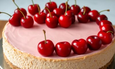 easy cherry cheesecake recipe