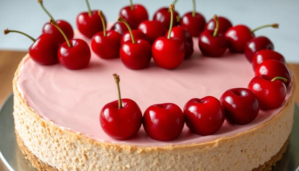 easy cherry cheesecake recipe