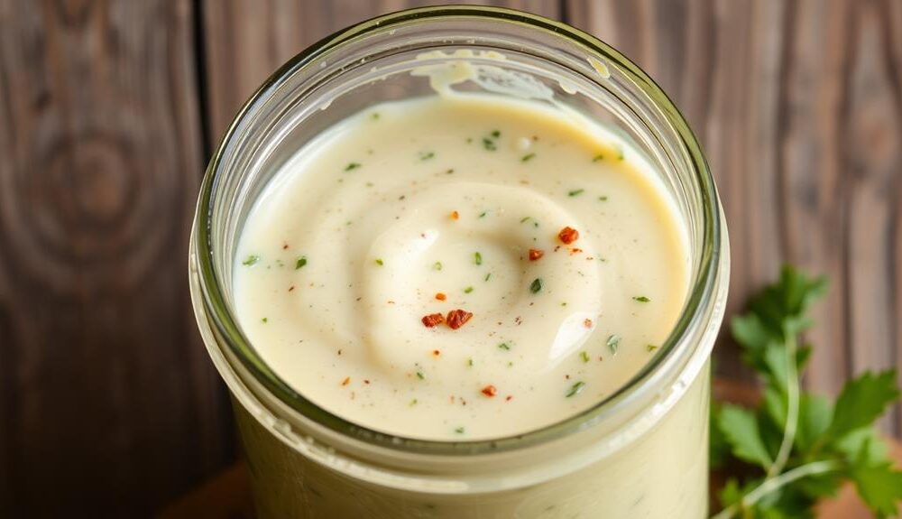 homemade creamy ranch dressing