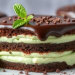 minty chocolate dessert bars