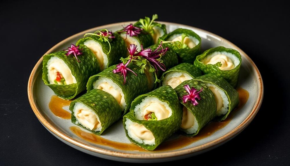 nori rolls with p t