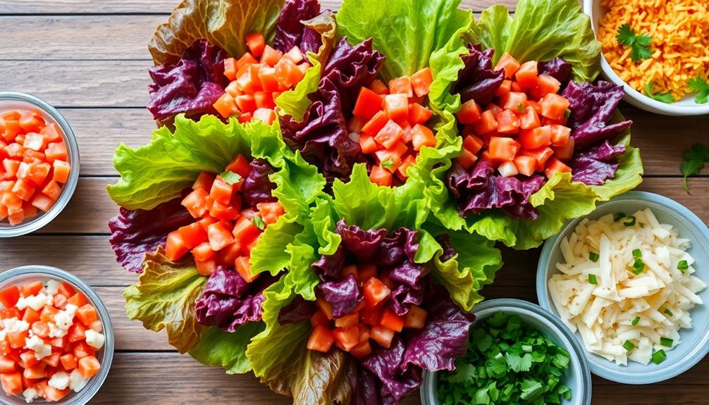 prepare toppings in bowls