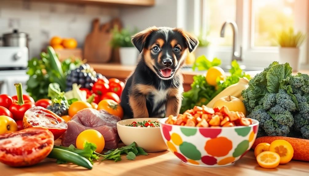 puppy raw food transition