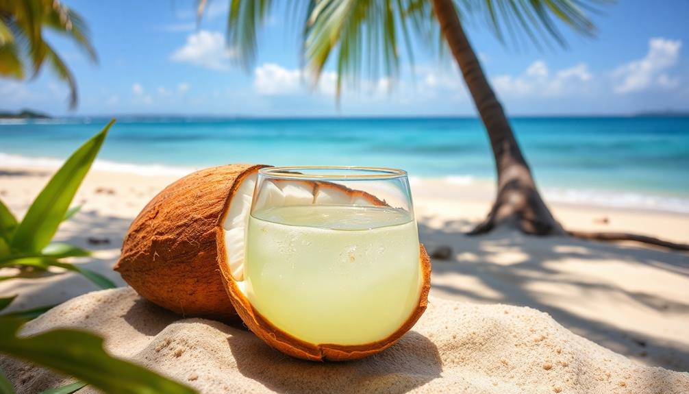 savor chilled coconut elixir