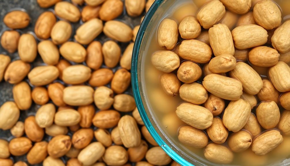 soak peanuts overnight water