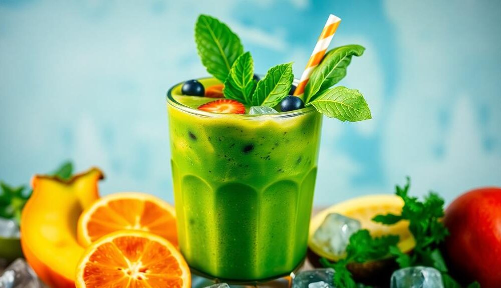 tropical green smoothie recipe