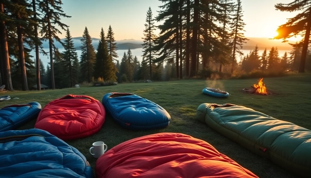 cozy camping sleeping bags