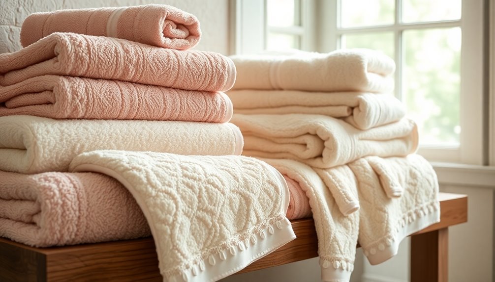 luxurious soft absorbent towels