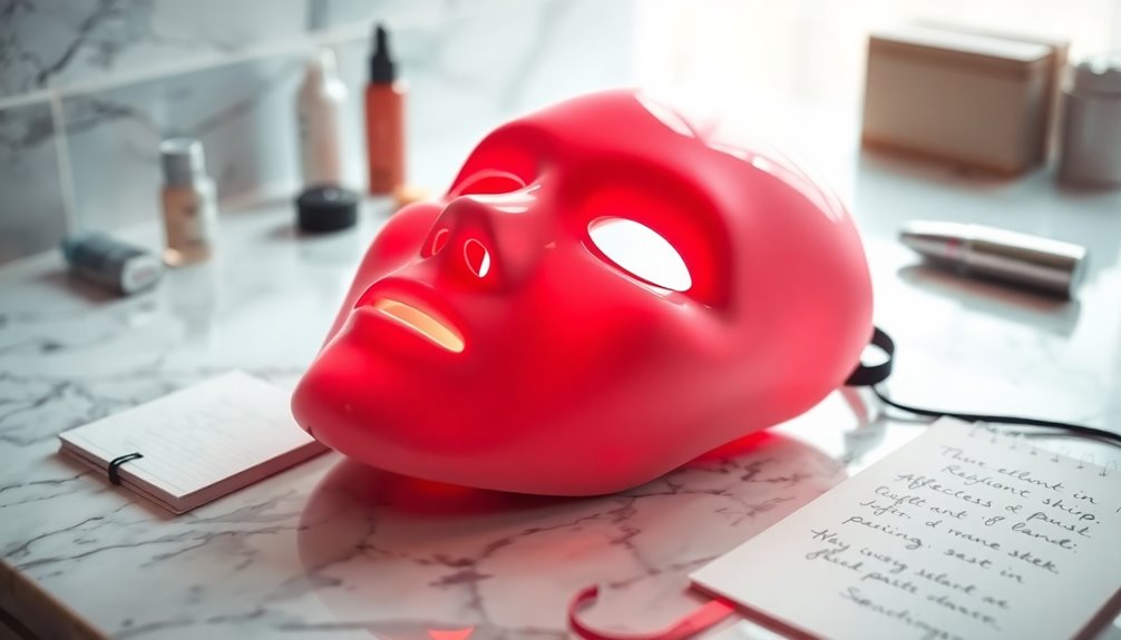 selecting red led mask