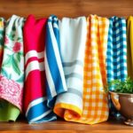 stylish and absorbent kitchen towels