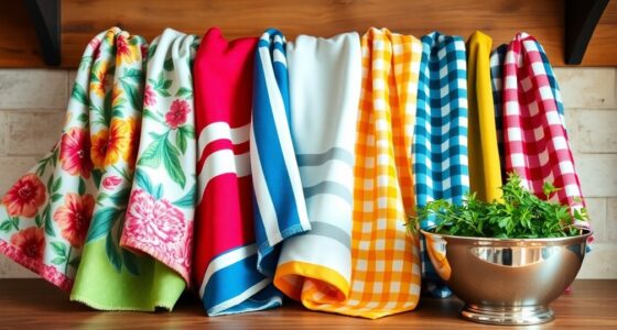 stylish and absorbent kitchen towels