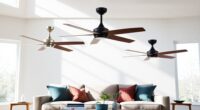 stylish and efficient ceiling fans