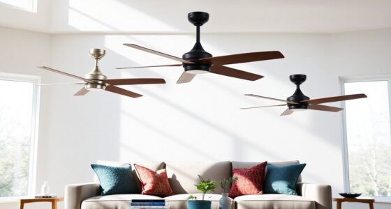 stylish and efficient ceiling fans