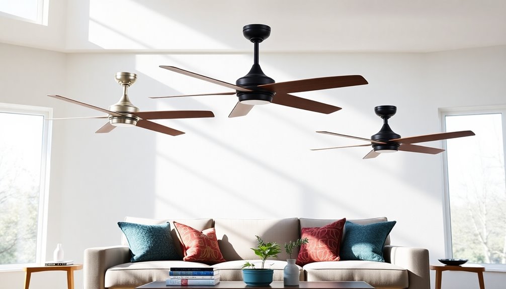 stylish and efficient ceiling fans