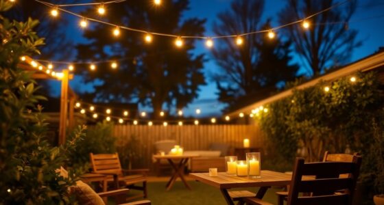 stylish outdoor string lights