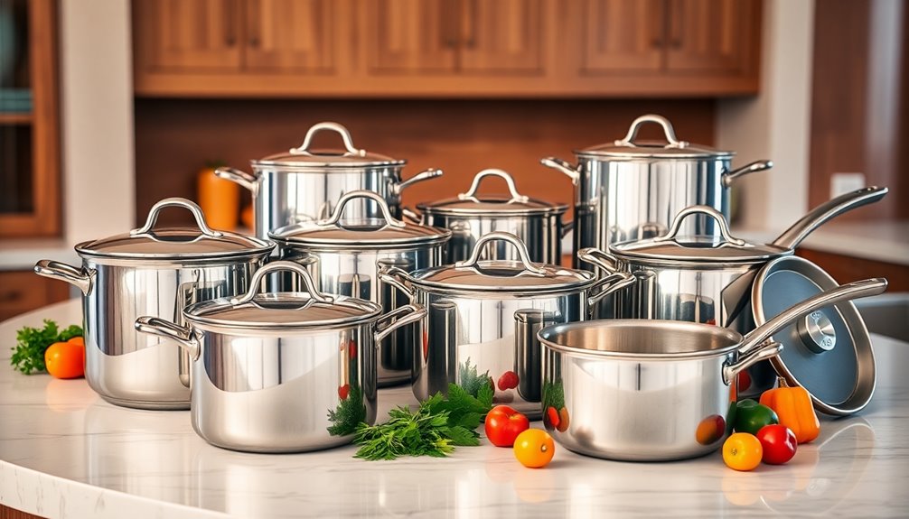 top stainless steel cookware