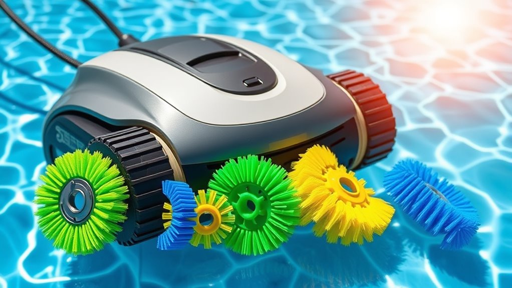 top robotic pool brush replacements