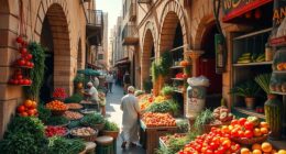ancient markets and raw foods