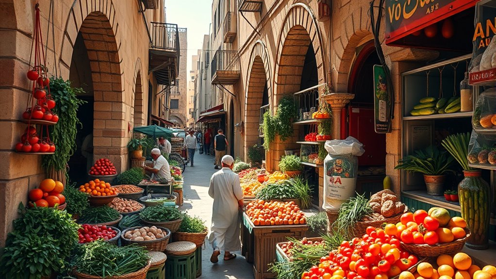 ancient markets and raw foods