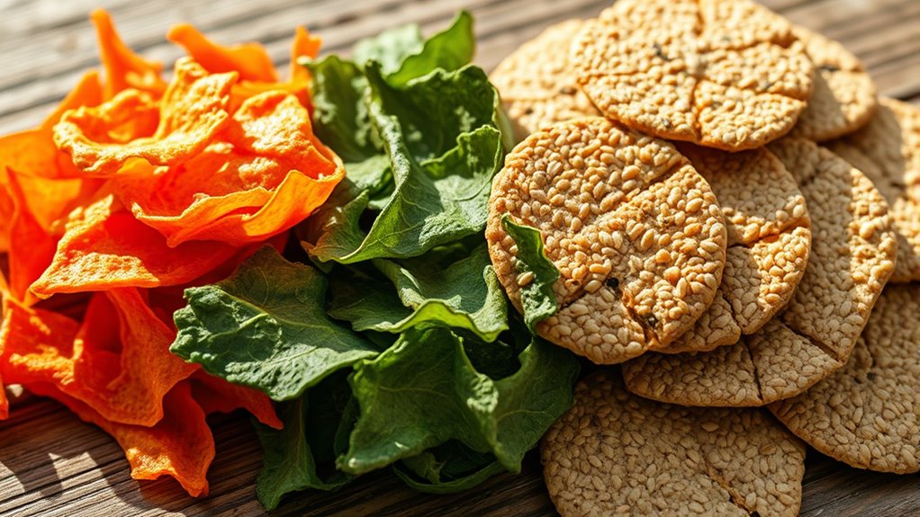 bake crispy healthy snacks