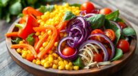 colorful raw salad recipe