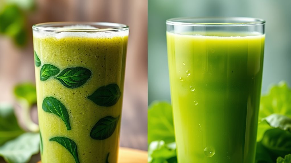comparing nutritional benefits differently