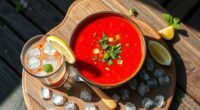 cool raw summer soups
