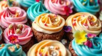decorative frostings and toppings