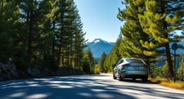 electric eco friendly car trip