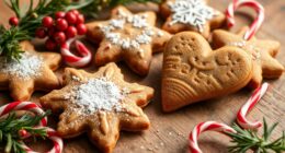 festive gingerbread cookie celebration
