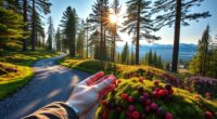foraging berries under midnight sun