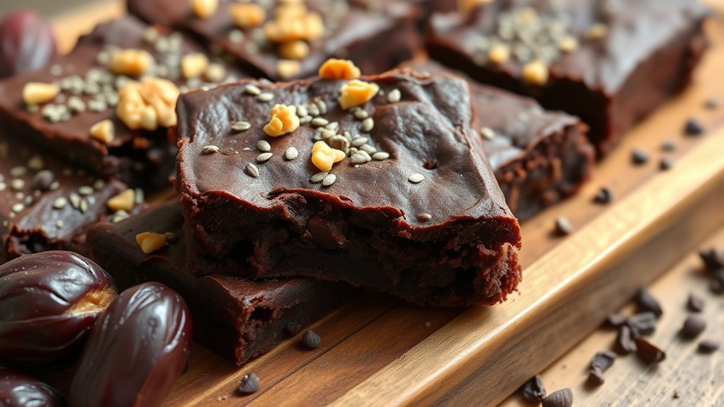 healthy customizable raw brownies