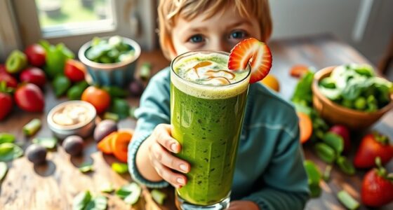 healthy veggie packed smoothies
