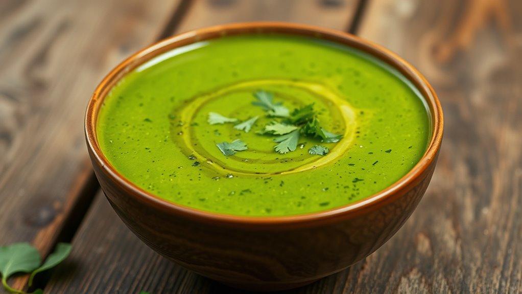 healthy vibrant vegetable soup