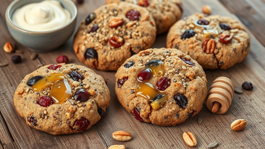 high protein raw cookie bars