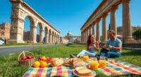 historic sites and healthy snacks