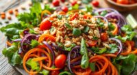 international raw vegetable salads